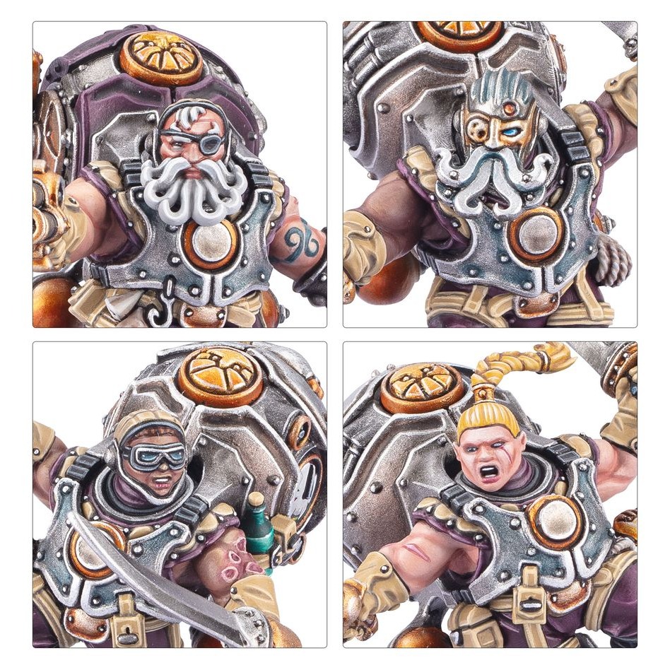Kharadron Overlords: Vongrim Harpoon Crew - 卡拉頓空霸：馮格里姆打撈者-細節圖5