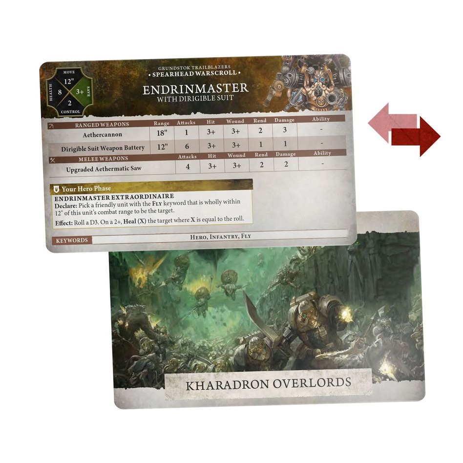 Kharadron Overlords:Warscroll Cards (ENG) - 卡拉頓空霸：戰爭卷軸卡片(英文)-細節圖2