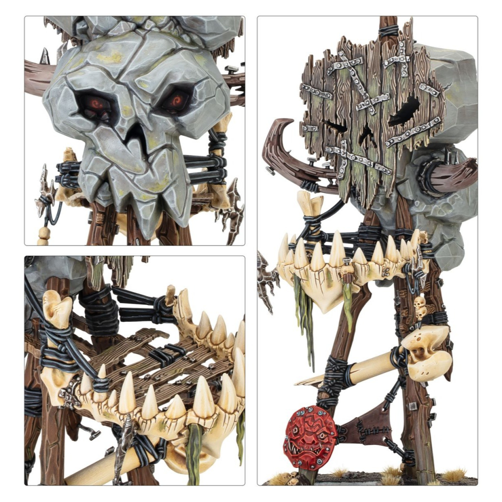 【戰鎚AOS】Orruk Warclans: Bossrokk Tower - 獸人戰鬥氏族：頭目岩塔/驚駭巨口圖騰-細節圖2