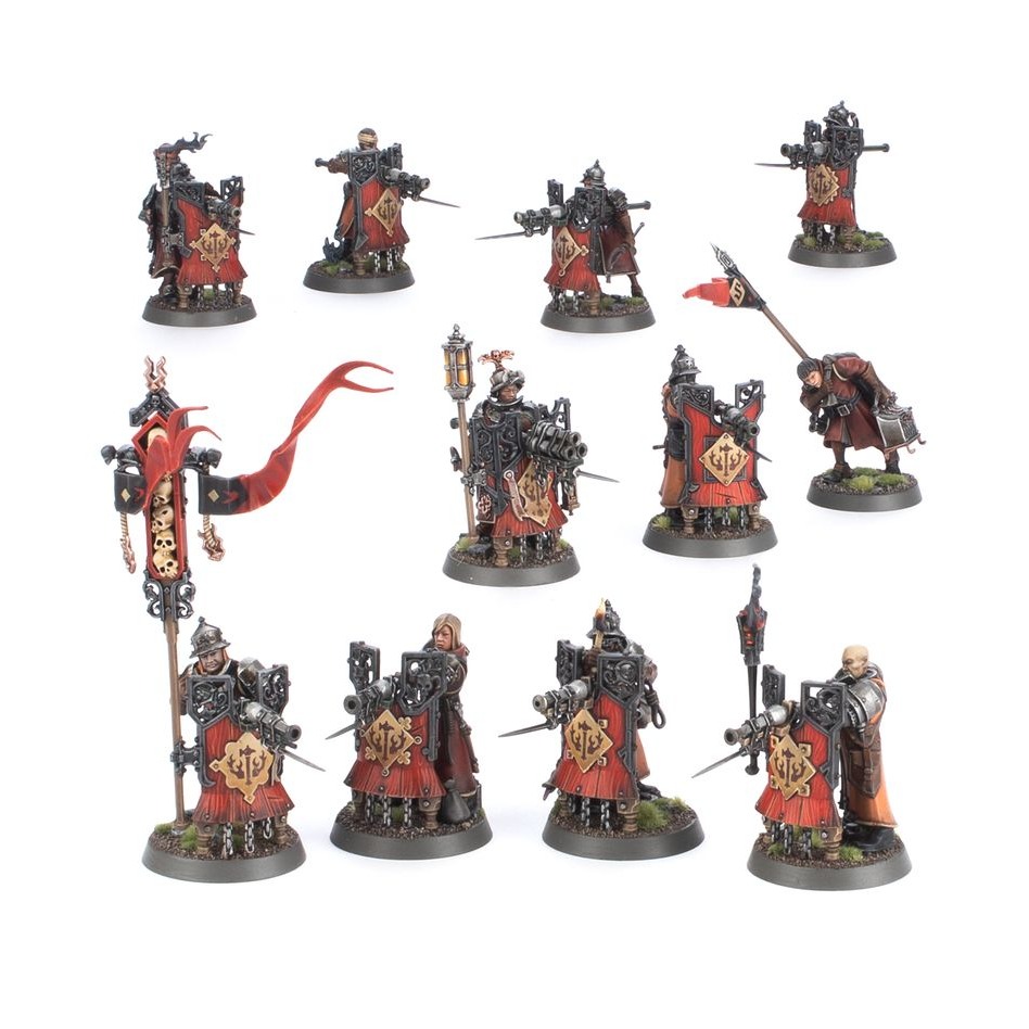 【戰鎚AOS】Cities of Sigmar: Freeguild Fusiliers-席格瑪之城：自由兵團燧發槍士兵-細節圖2