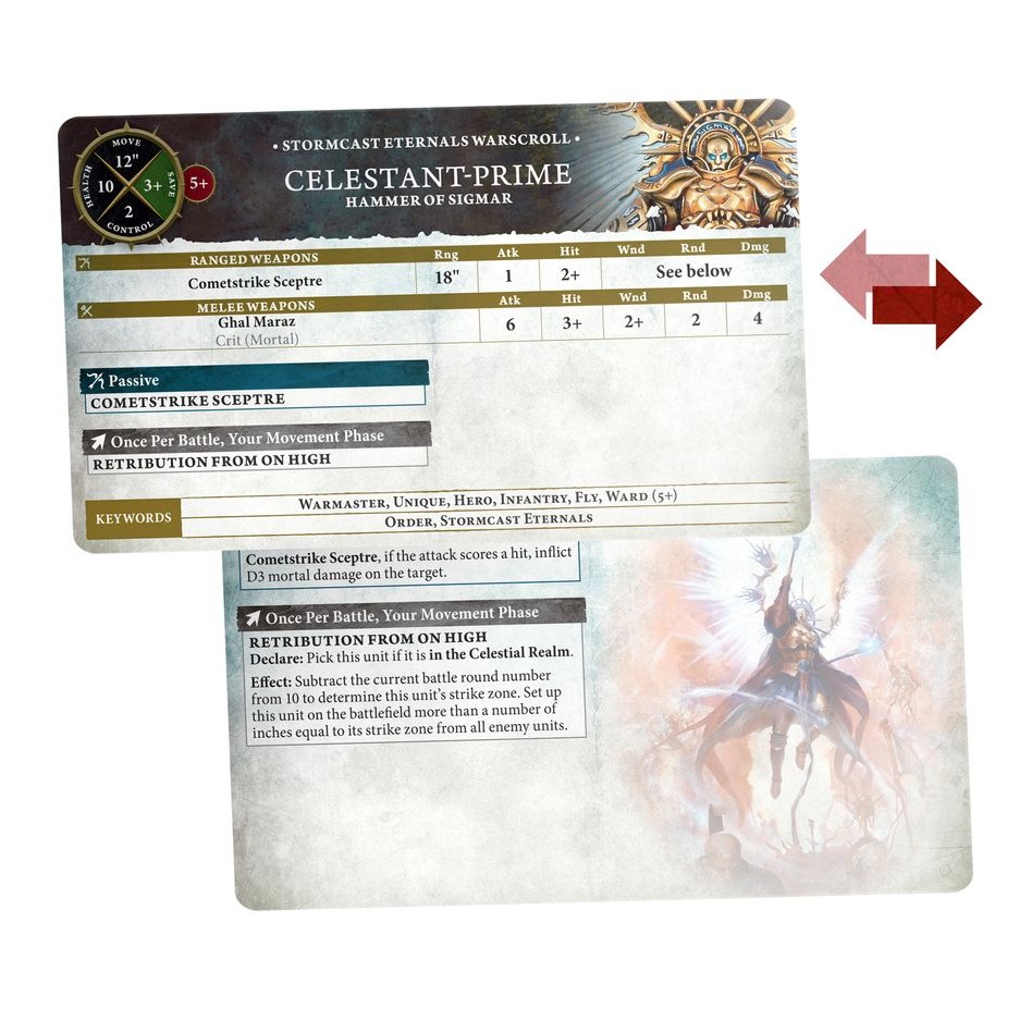 【戰鎚AOS】Stormcast Eternals:Warscroll Cards(ENG)-戰爭卷軸：雷鑄神兵(英文)-細節圖2