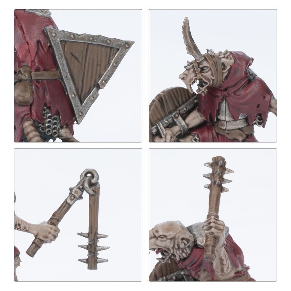【戰鎚AOS】  Skaven + Paint Set - 戰鎚西格瑪時代：斯卡文鼠人顏料套裝-細節圖3