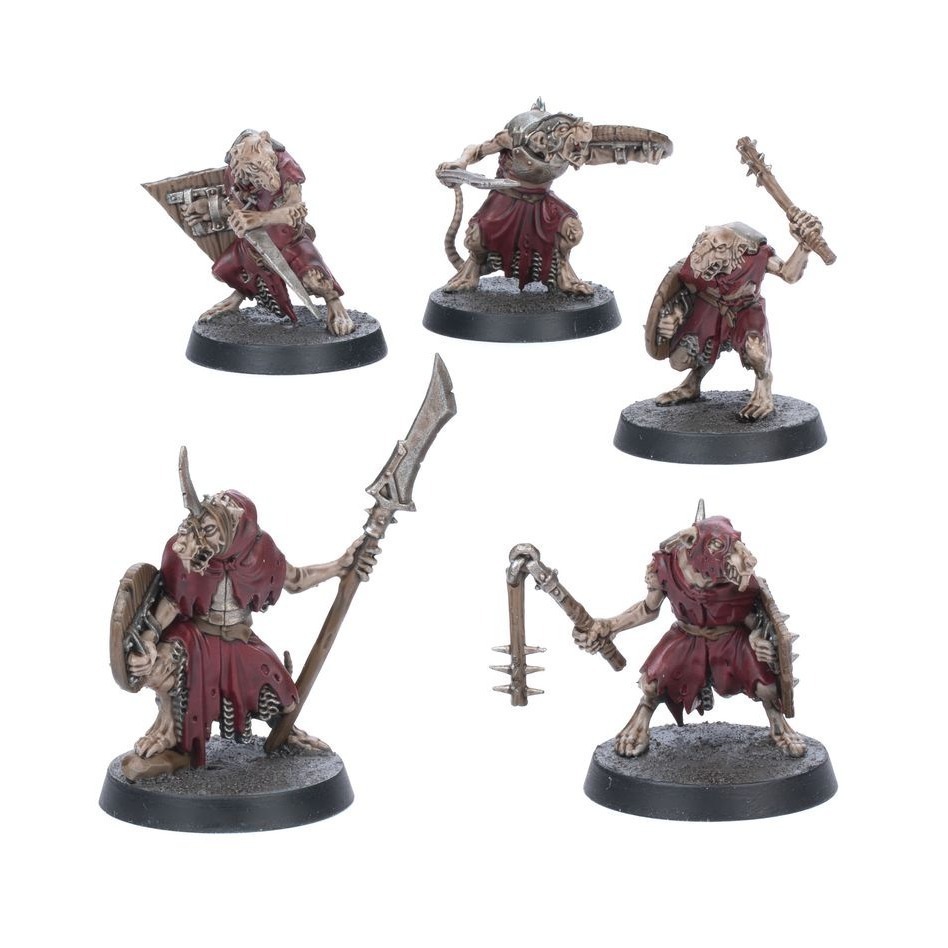 【戰鎚AOS】  Skaven + Paint Set - 戰鎚西格瑪時代：斯卡文鼠人顏料套裝-細節圖2