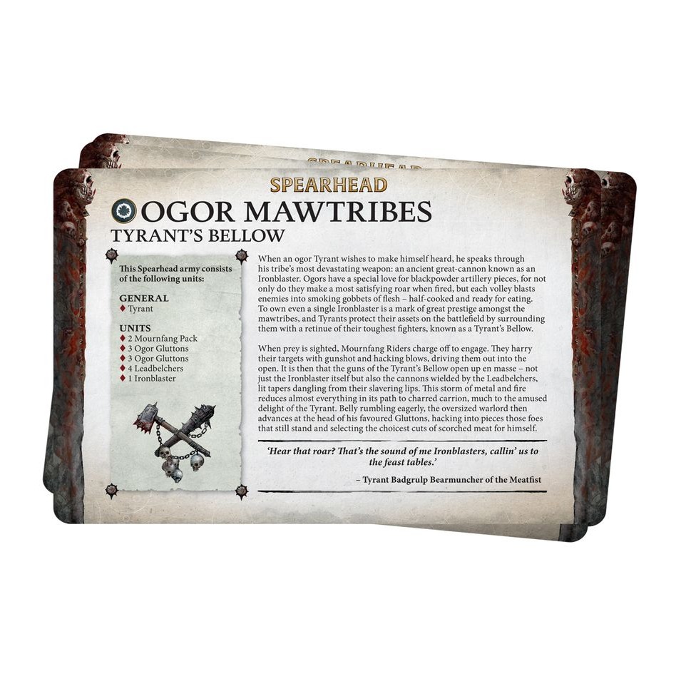 【戰鎚AOS】Ogor Mawtribes (Chinese) - 陣營卡包：食人魔大胃部落(簡中版)-細節圖2