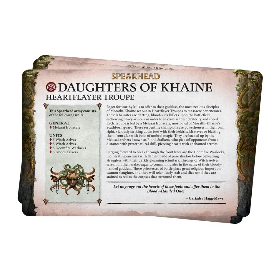 【戰鎚AOS】Daughters of Khaine (English) - 陣營卡包：凱恩之女(英文版)-細節圖2