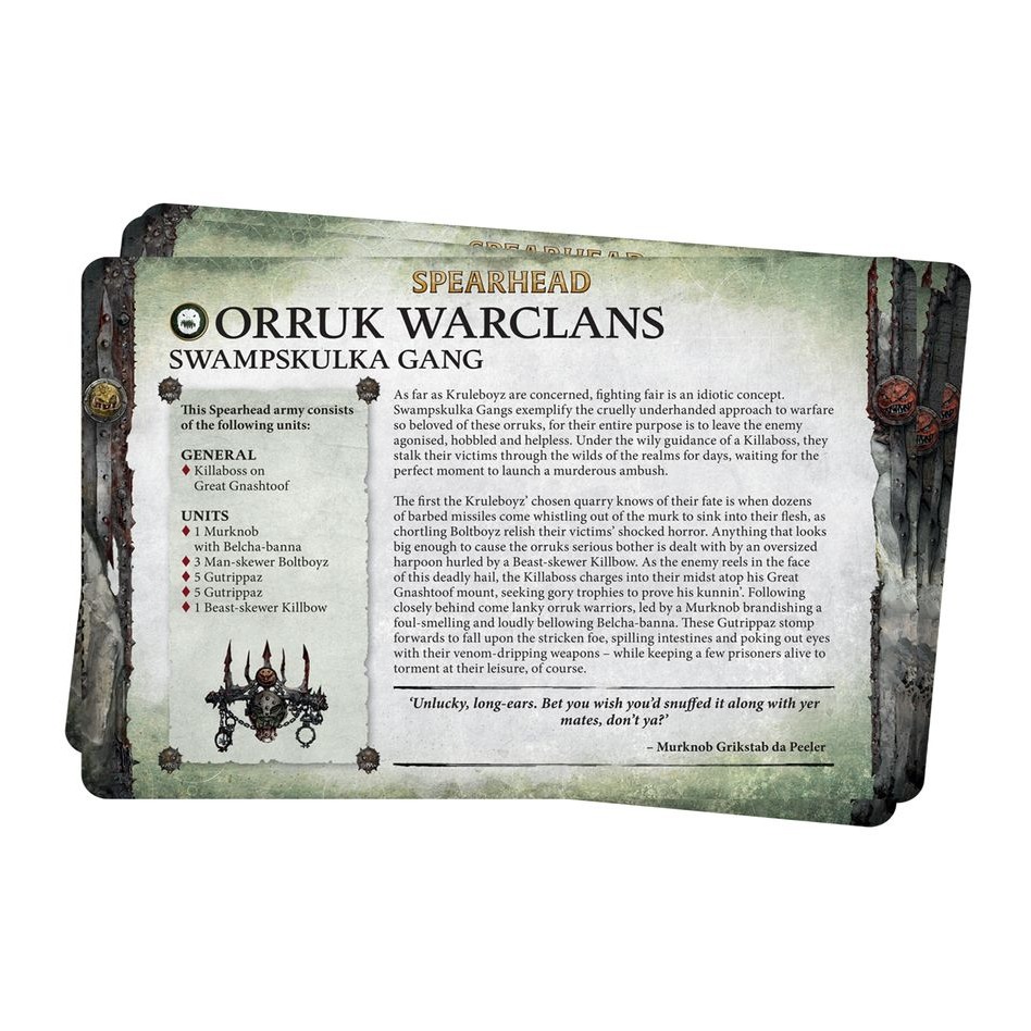 【戰鎚AOS】Orruk Warclans (Chinese) - 陣營卡包：獸人戰鬥氏族(簡中版)-細節圖2