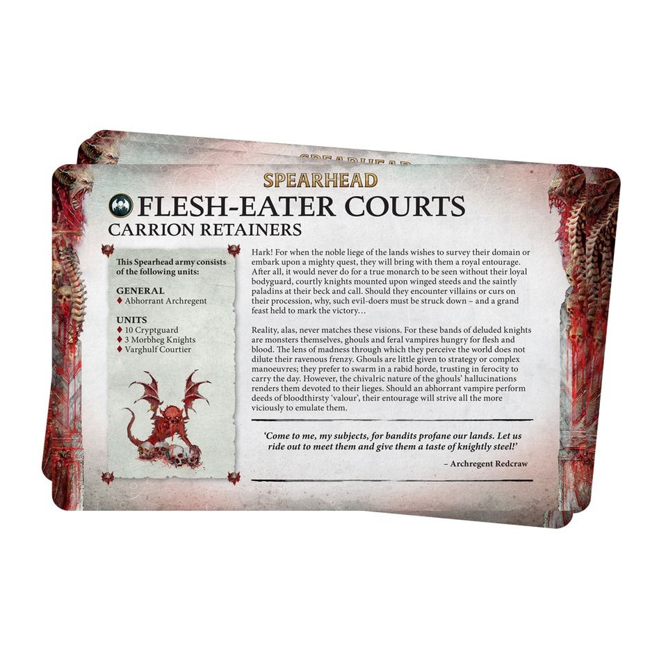 【戰鎚AOS】Flesh-Eaters Courts (English) - 陣營卡包：食肉王廷(英文版)-細節圖2