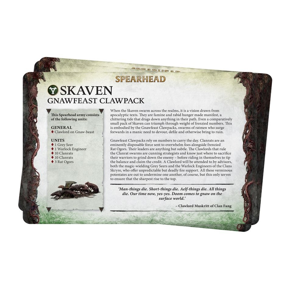 【戰鎚AOS】Skaven (English) - 陣營卡包：斯卡文鼠人(英文版)-細節圖2