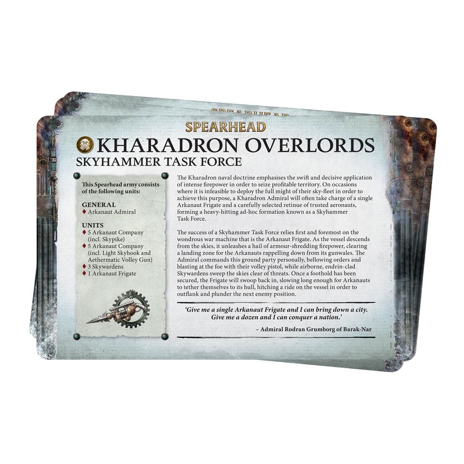 【戰鎚AOS】Kharadron Overlords (English) - 陣營卡包：卡拉頓空霸(英文版)-細節圖2
