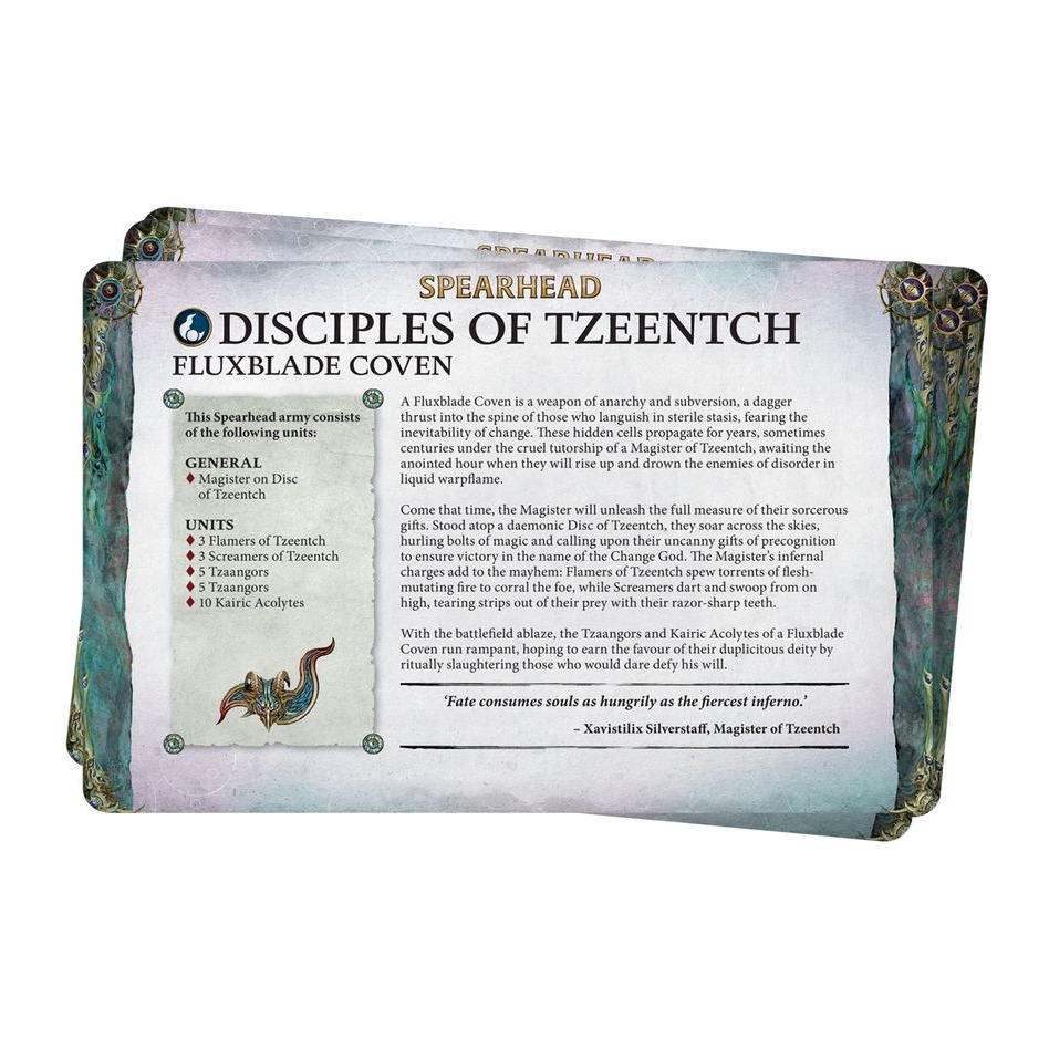 【戰鎚AOS】Disciples of Tzeentch (English) - 陣營卡包：奸奇使徒(英文版)-細節圖2