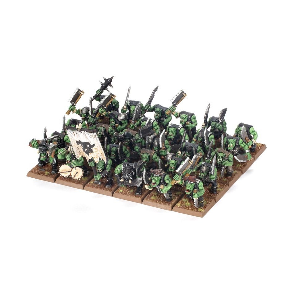 【戰鎚舊世界】Orc & Goblin Tribes: Orc Boyz Mob - 獸人與地精部族：獸人小子暴徒-細節圖2