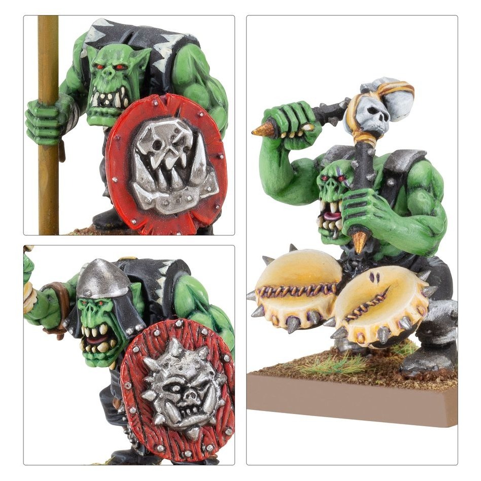 【戰鎚舊世界】Orc & Goblin Tribes: Orc Boyz Mob - 獸人與地精部族：獸人小子暴徒-細節圖4