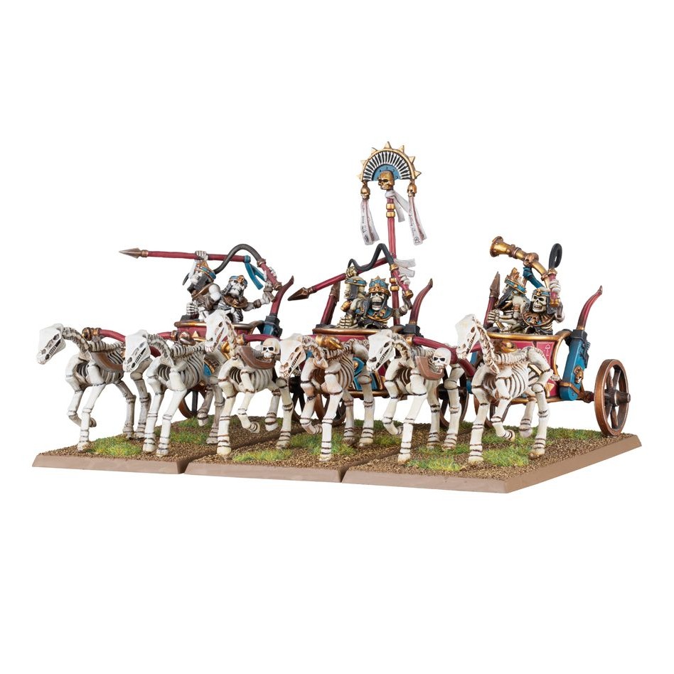 【戰鎚舊世界】Tomb Kings of Khemri: Skeleton Chariots- 喀穆里古墓王：骷髏戰車-細節圖2