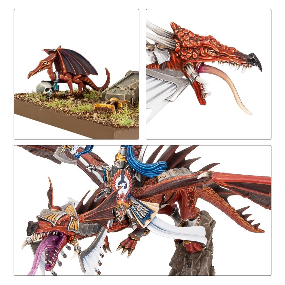 【戰鎚舊世界】High Elf Realms: Lord on Dragon - 高等精靈王國：領主騎乘巨龍-細節圖5