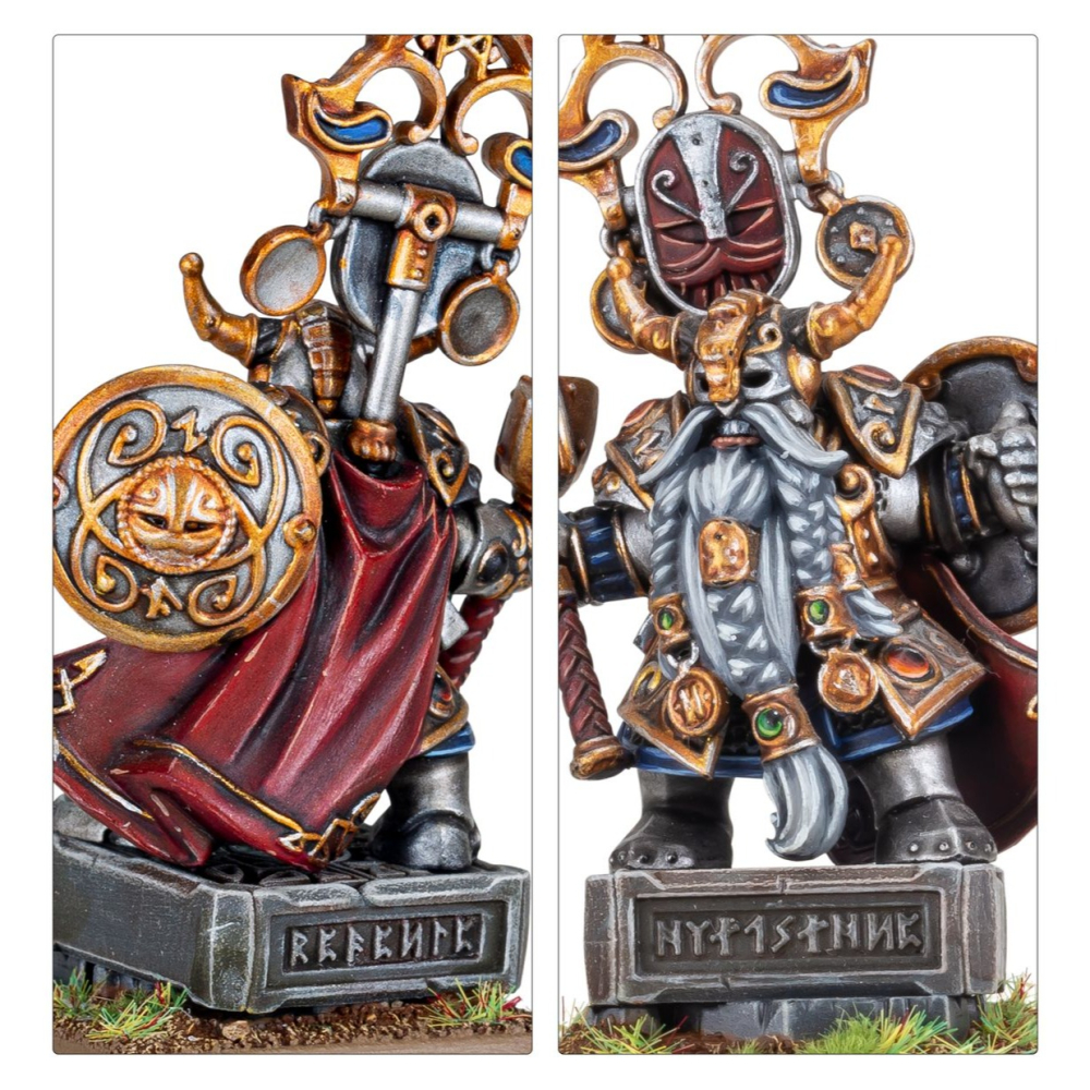 Dwarfen Mountain Holds: Dwarf King With Oathstone - 矮人王與誓言石-細節圖3