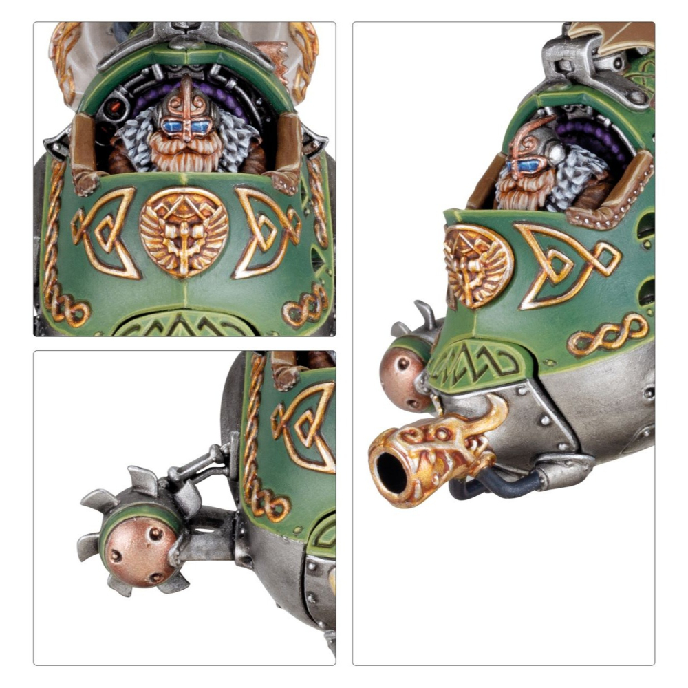 Dwarfen Mountain Holds: Dwarf Gyrocopters - 矮人群山要塞：矮人直升機-細節圖4