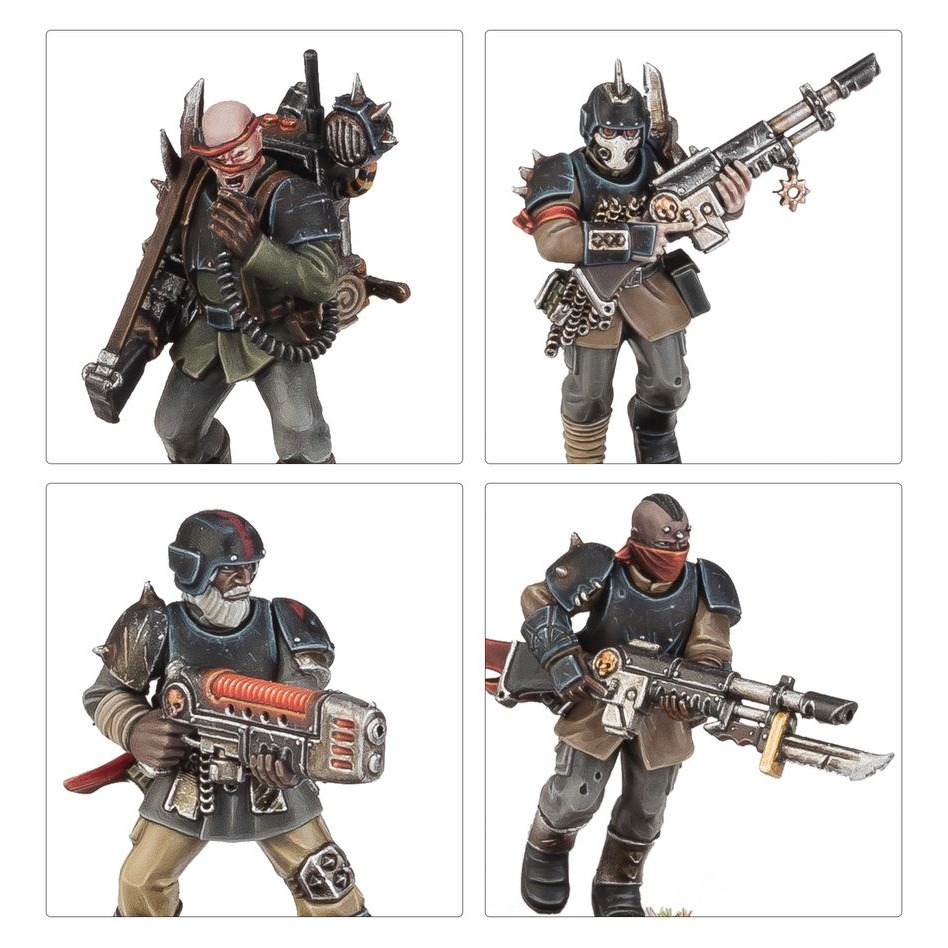 【戰鎚40k】Chaos Space Marines: Traitor Guardsmen Squad -叛變衛軍小隊-細節圖4