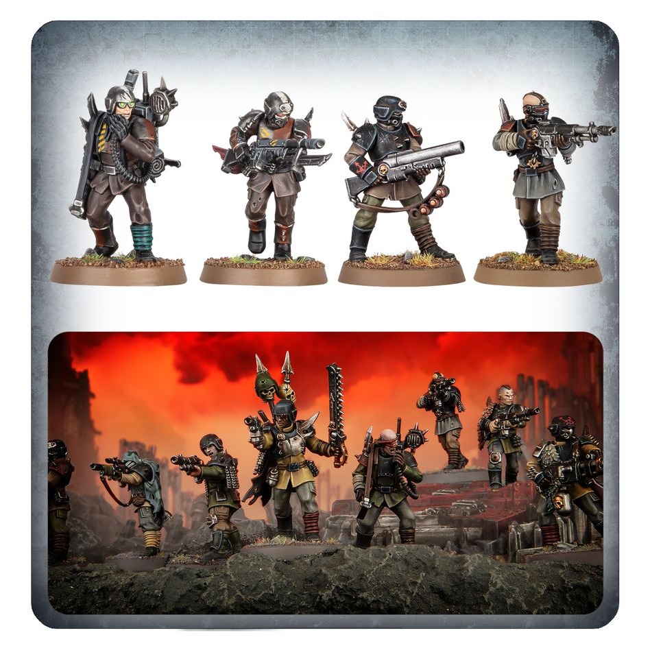 【戰鎚40k】Chaos Space Marines: Traitor Guardsmen Squad -叛變衛軍小隊-細節圖8