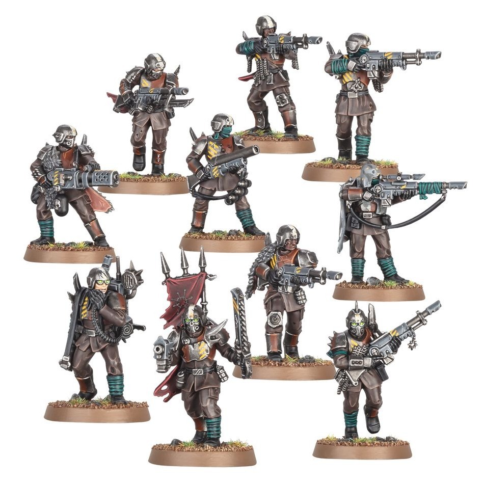 【戰鎚40k】Chaos Space Marines: Traitor Guardsmen Squad -叛變衛軍小隊-細節圖2