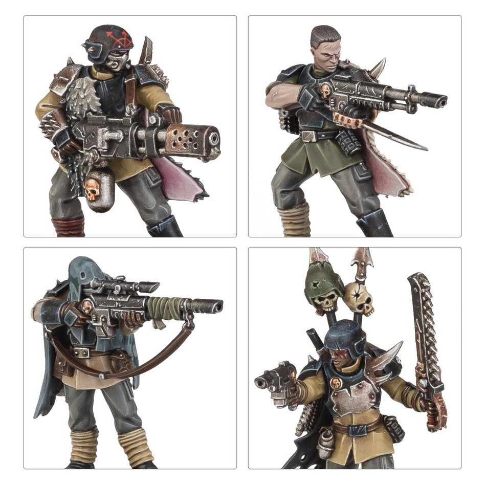 【戰鎚40k】Chaos Space Marines: Traitor Guardsmen Squad -叛變衛軍小隊-細節圖5
