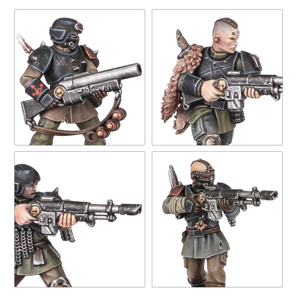 【戰鎚40k】Chaos Space Marines: Traitor Guardsmen Squad -叛變衛軍小隊-細節圖6