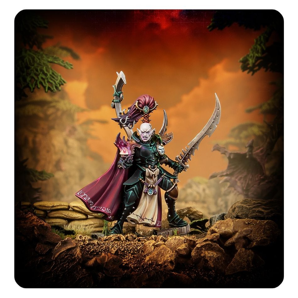 【戰鎚40k】Drukhari: Archon - 黑暗靈族：執政官-細節圖7