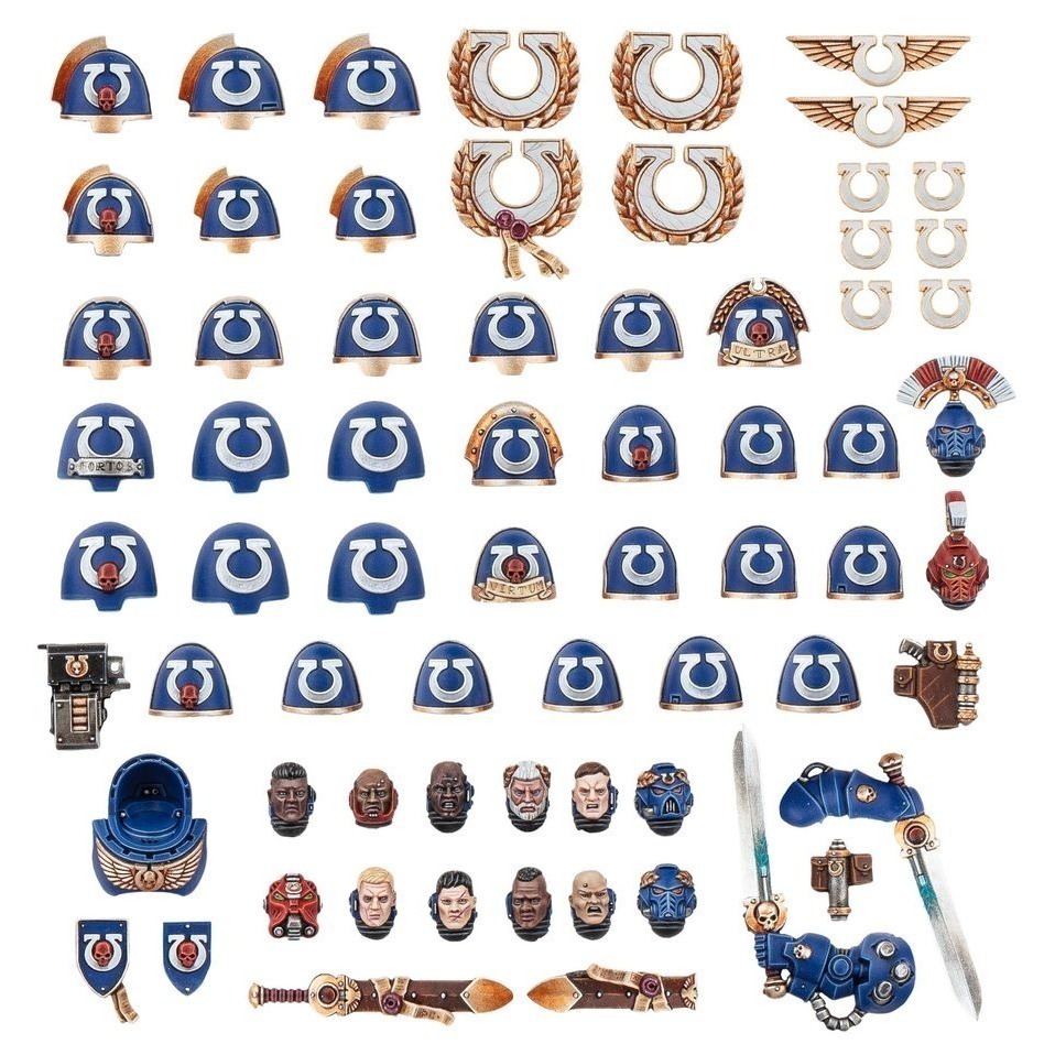 【戰鎚40k】Ultramarines: Upgrades And Transfers - 極限戰士：升級套件與水貼紙-細節圖4