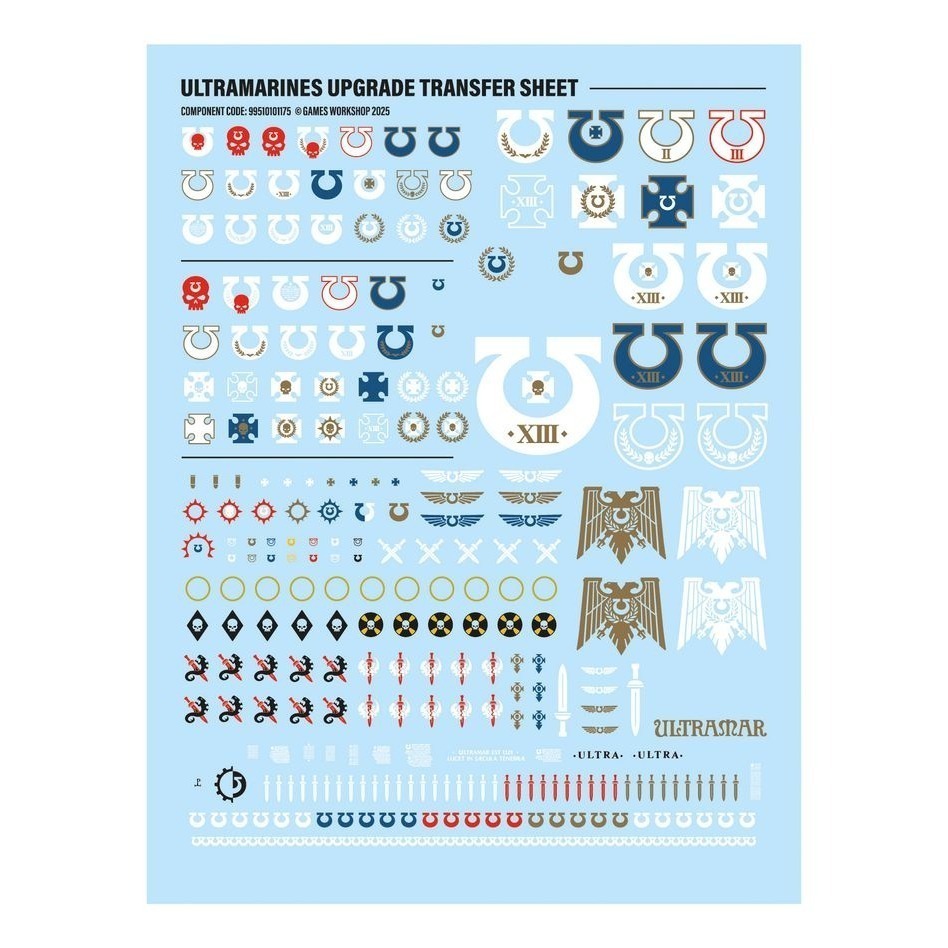 【戰鎚40k】Ultramarines: Upgrades And Transfers - 極限戰士：升級套件與水貼紙-細節圖5