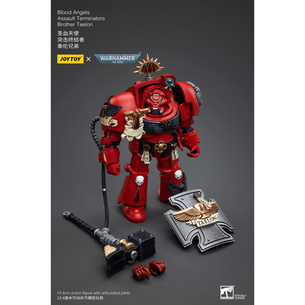 【JoyToy暗源】Assault Terminators Brother Taelon -聖血天使突擊終結者泰倫兄弟-細節圖3