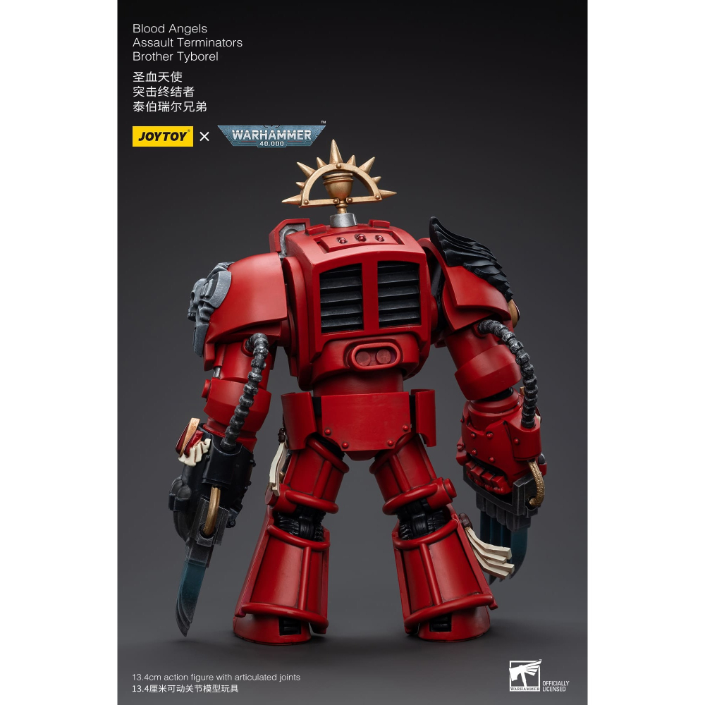 【JoyToy暗源】Blood Angels Brother Tyborel - 聖血天使 突擊終結者 泰伯瑞爾兄弟-細節圖2