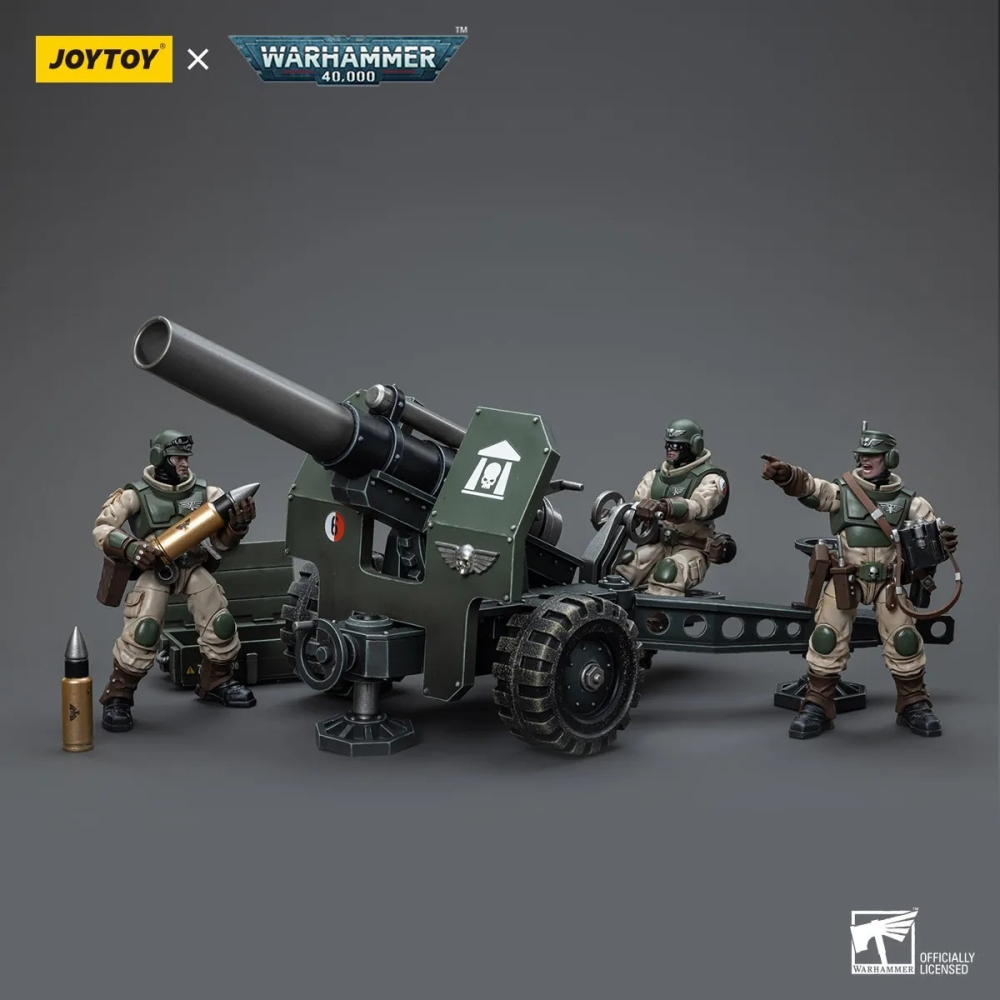 【JoyToy暗源】Astra Militarum - 星界軍 - 裝備宏聲野戰砲的野戰砲組-細節圖2