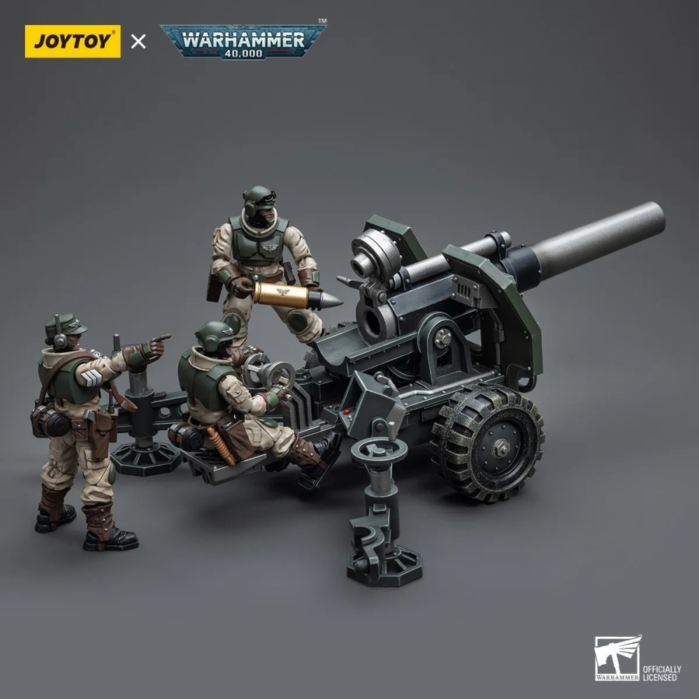 【JoyToy暗源】Astra Militarum - 星界軍 - 裝備宏聲野戰砲的野戰砲組-細節圖3