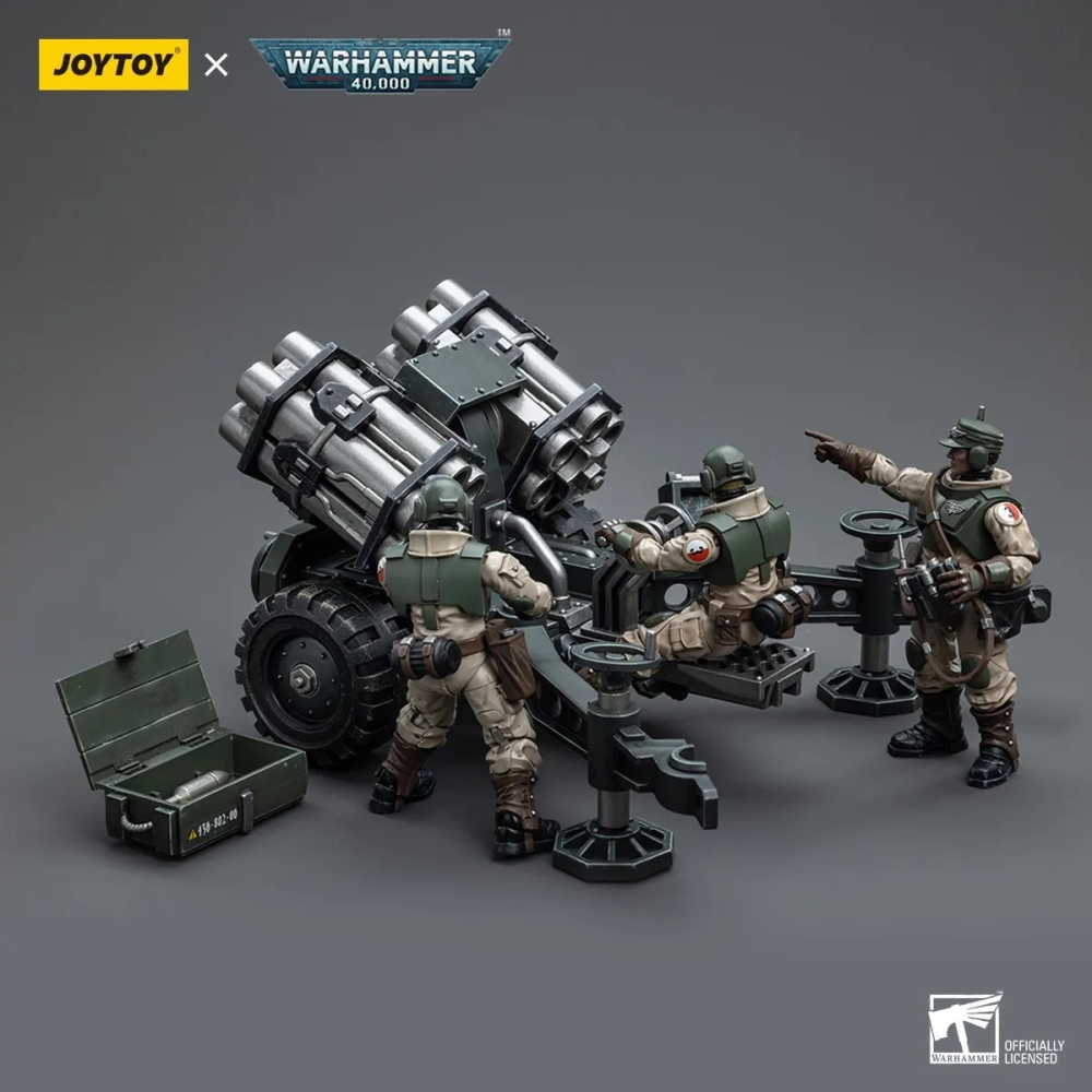 【JoyToy暗源】Astra Militarum - 星界軍 - 裝備重錘火箭發射器的野戰砲組-細節圖3