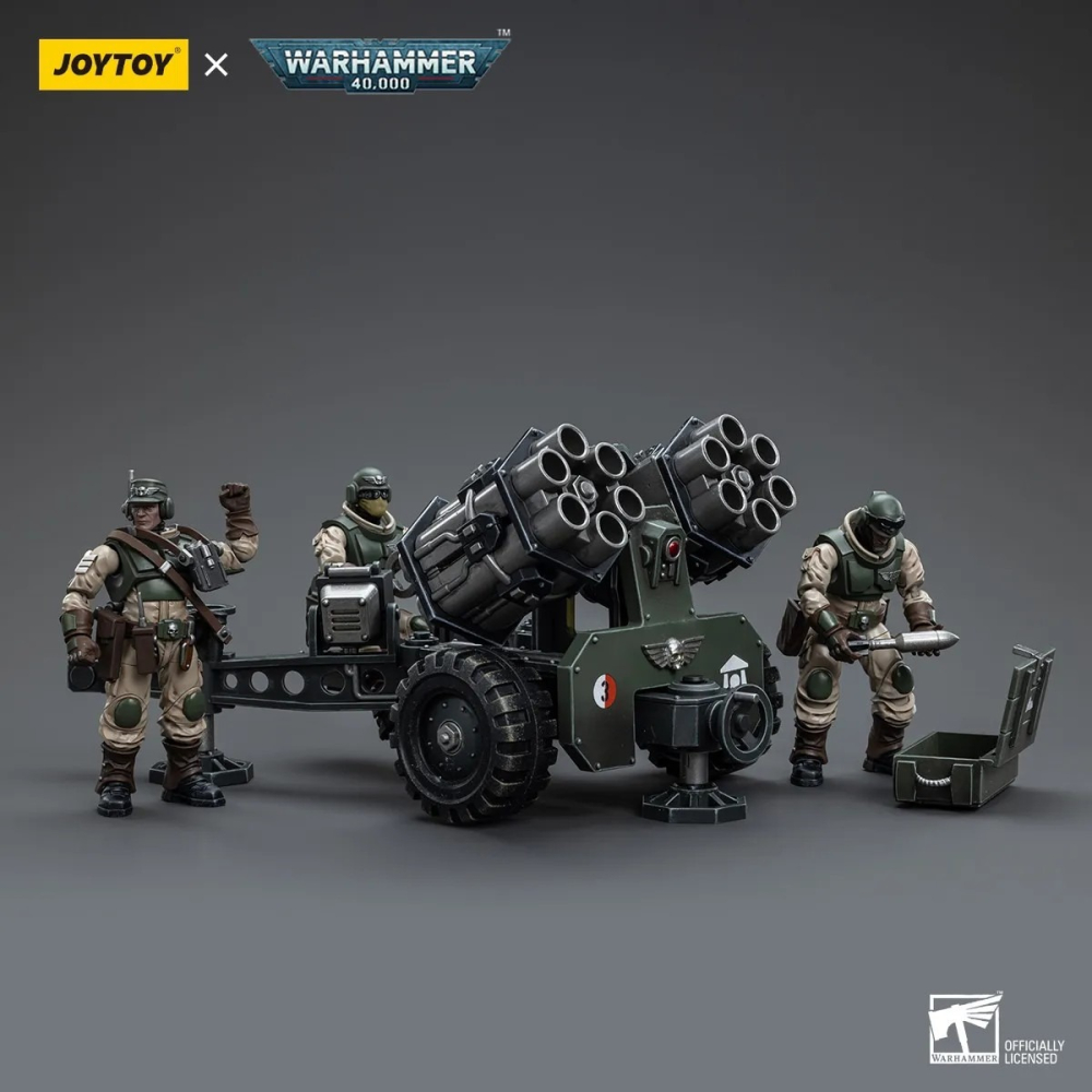 【JoyToy暗源】Astra Militarum - 星界軍 - 裝備重錘火箭發射器的野戰砲組-細節圖4