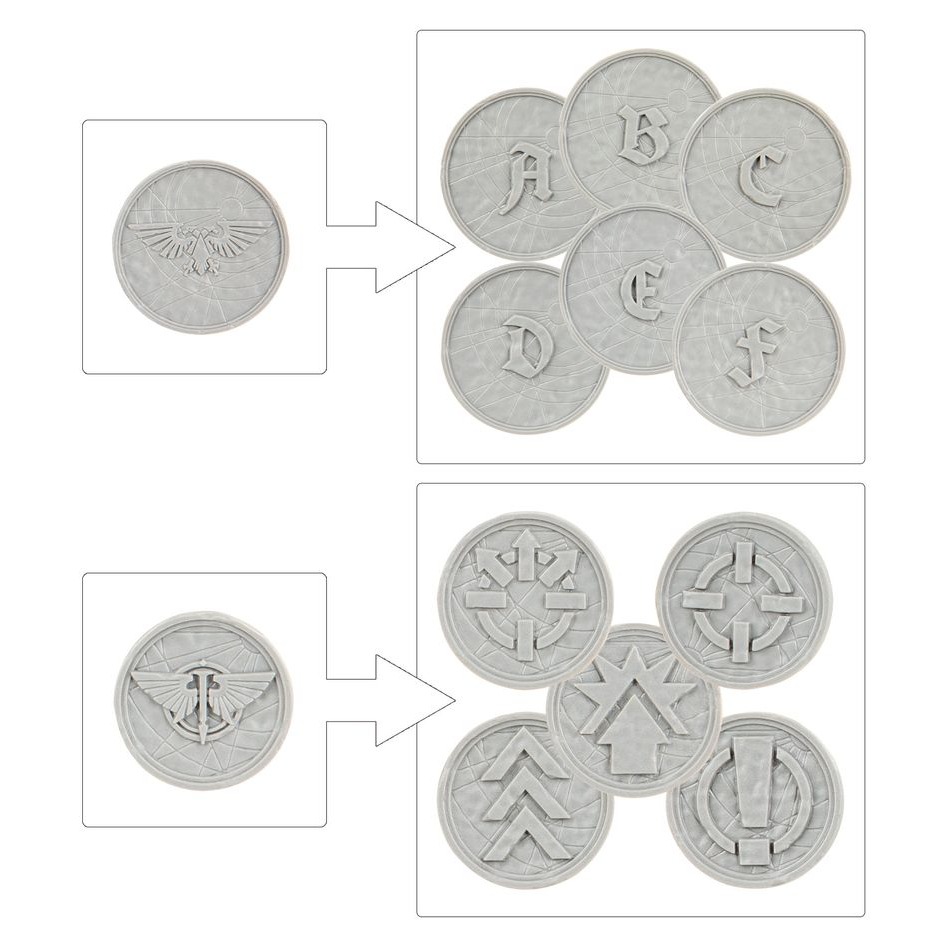 Legions Imperialis: Order Tokens and Objective Markers-細節圖2