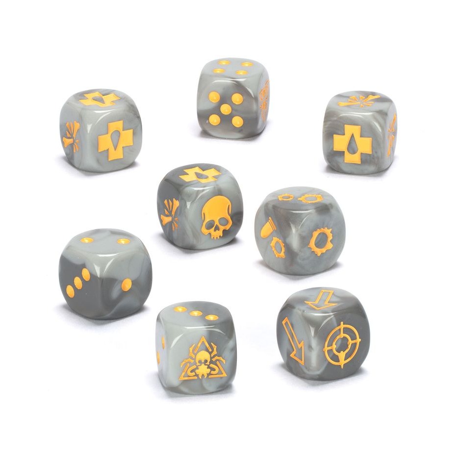 【涅克羅蒙達】Necromunda: Tribes of the Wastelands Dice Set-荒野部落套骰-細節圖2