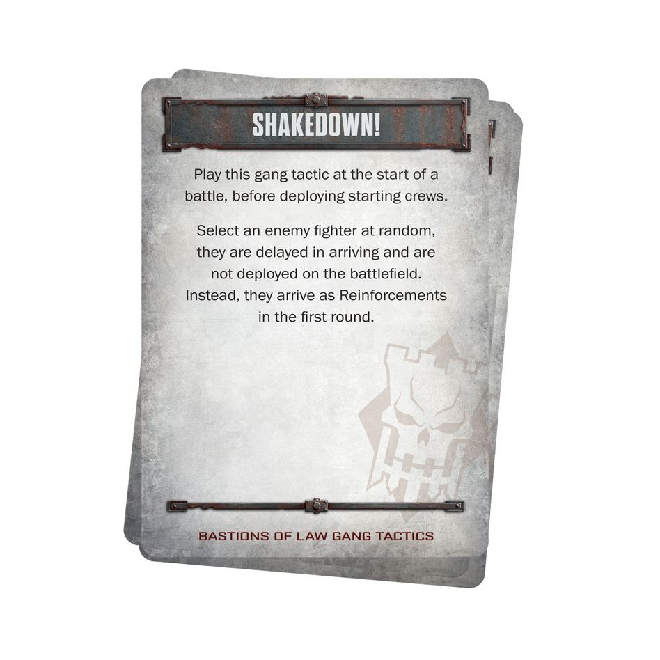 Necromunda:Bastions of Law Gang Tactics Cards-律法堡壘幫派戰術卡片(英)-細節圖2
