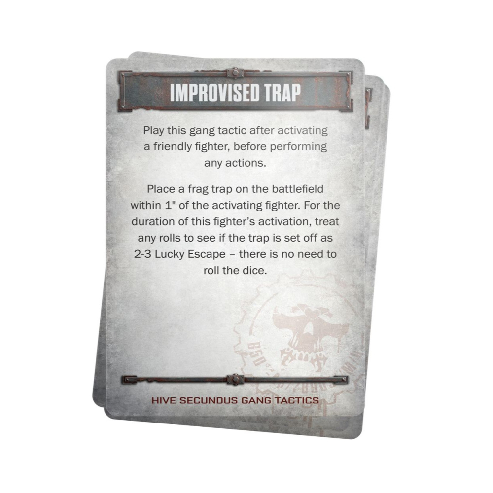 Necromunda: Hive Secundus Gang Tactics Cards - 巢都塞昆德斯戰術卡片-細節圖2