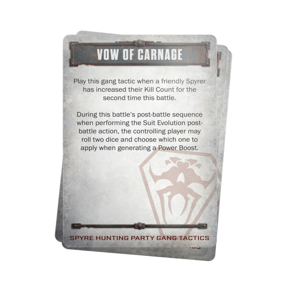 Necromunda:Spyre Hunting Party Gang Tactics Cards-獵爵狩獵團幫派戰術卡-細節圖2