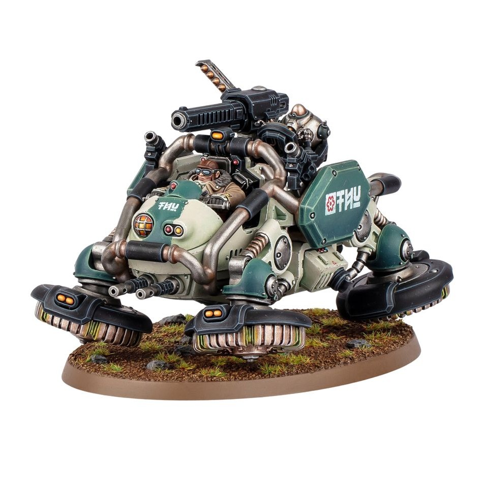 戰鎚40k】Leagues of Votann:Kapricus Defender/Carrier-沃坦聯盟摩羯座戰車-細節圖2