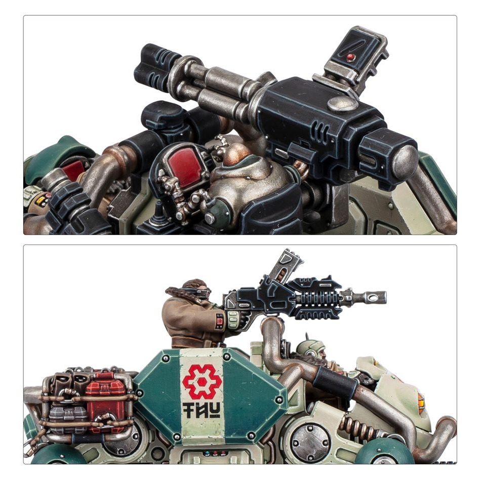 戰鎚40k】Leagues of Votann:Kapricus Defender/Carrier-沃坦聯盟摩羯座戰車-細節圖3