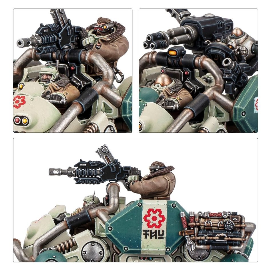 戰鎚40k】Leagues of Votann:Kapricus Defender/Carrier-沃坦聯盟摩羯座戰車-細節圖4