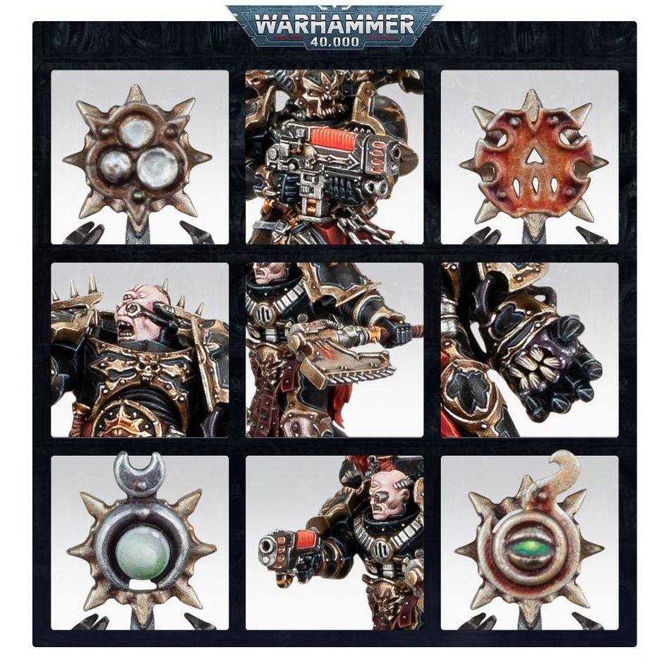 【戰鎚40K】Chaos Space Marines: Chosen - 混沌星際戰士神選者-細節圖7