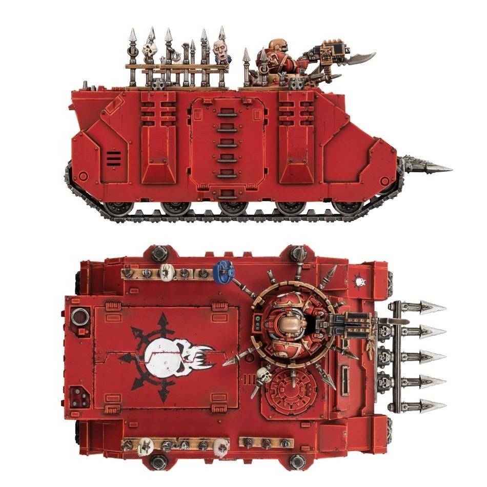 【戰鎚40k】Chaos Space Marines: Chaos Rhino - 渾沌星際戰士渾沌犀牛戰車-細節圖3