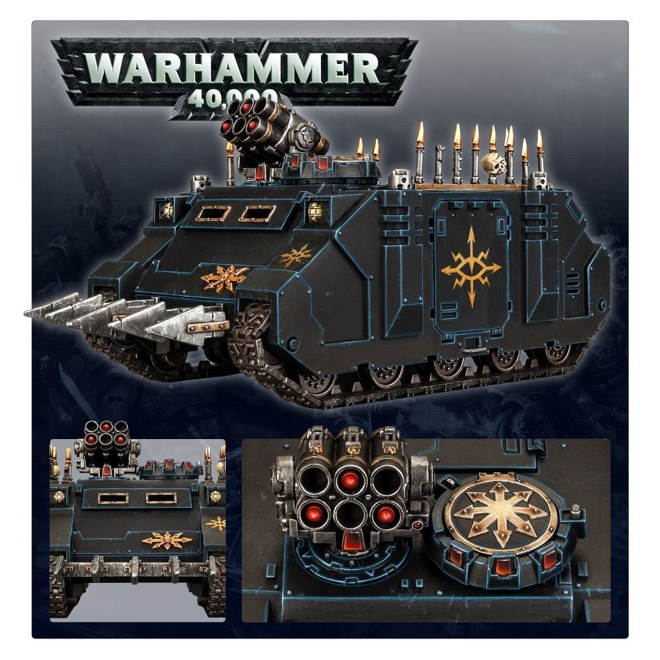【戰鎚40k】Chaos Space Marines: Chaos Rhino - 渾沌星際戰士渾沌犀牛戰車-細節圖4