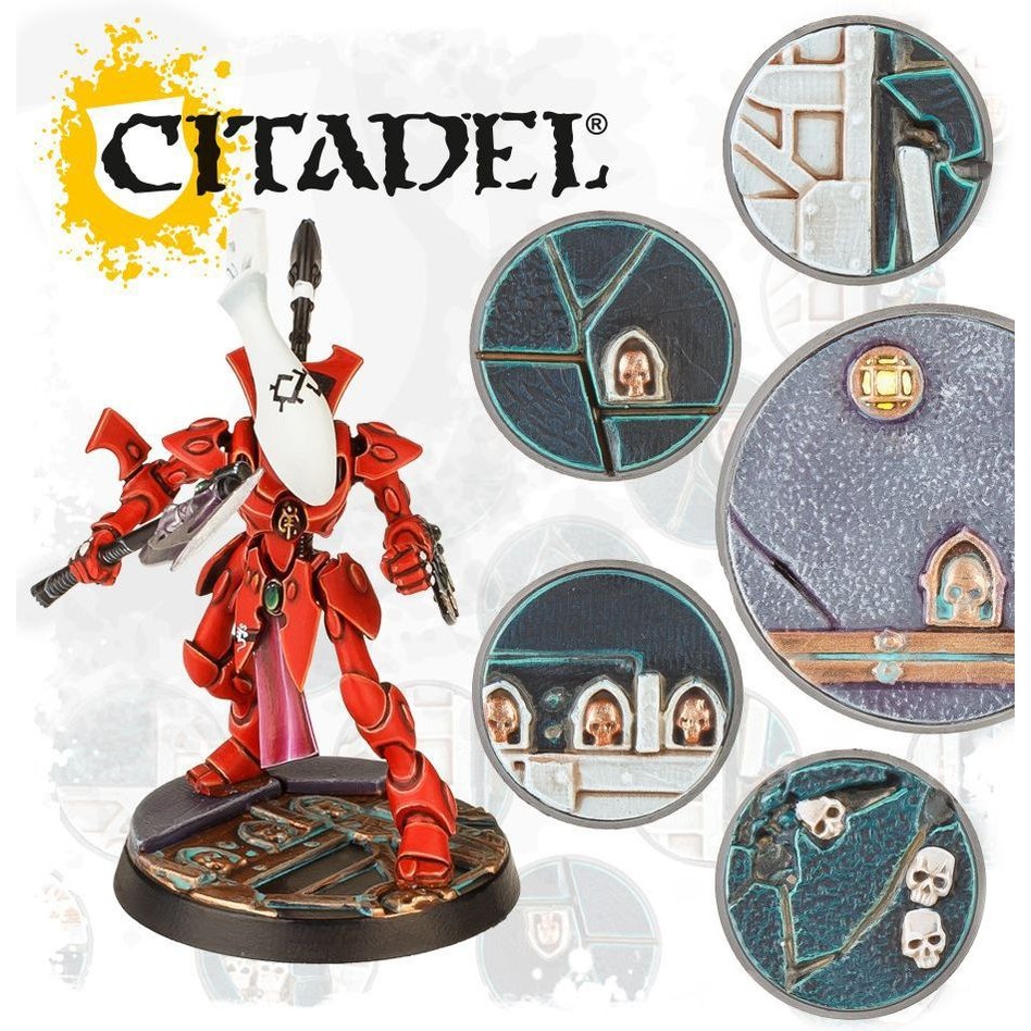 【戰鎚40K】Sector Imperialis: 32mm Round Bases - 帝國市街圓底板32mm-細節圖2