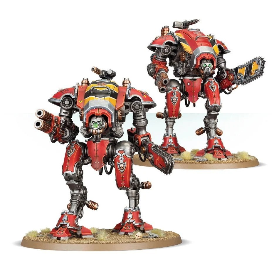 【戰鎚40k】Imperial Knights: Knight Armigers - 帝國騎士亞米傑騎士-細節圖3