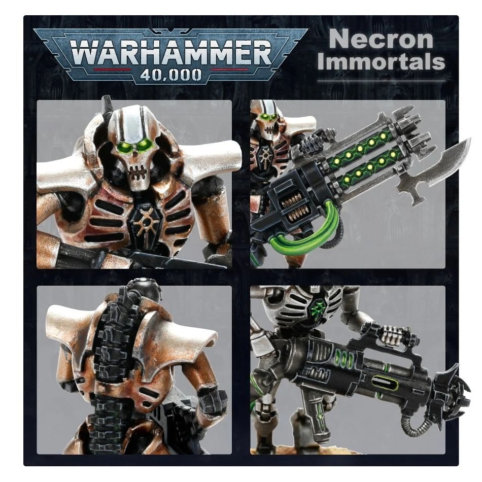 【戰鎚40k】Warhammer 40k - Necron Immortals - 機械死靈不死者-細節圖3