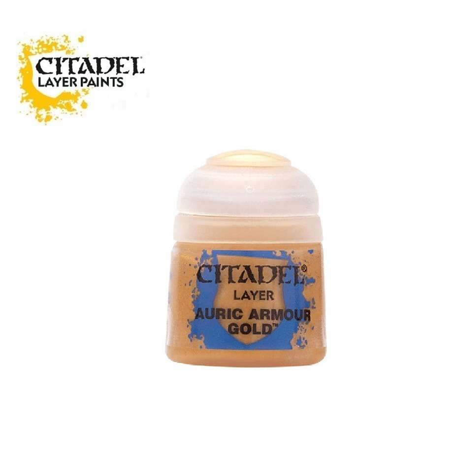 【Citadel】Layer/疊色漆 : Auric Armour Gold (12ml)-細節圖2