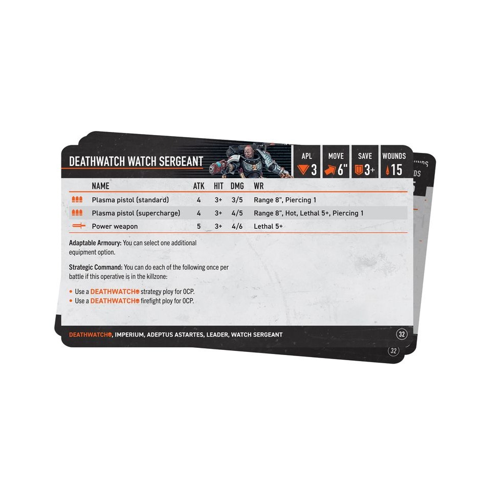 Kill Team: Deathwatch Datacards (CHN) - 殺戮小隊數據卡：死亡守望(簡中版)-細節圖2